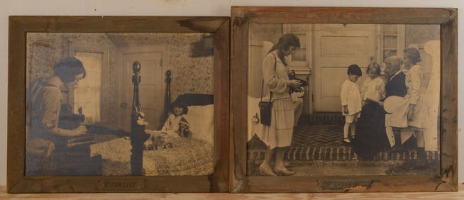Five Early Kodak Advertising Prints.