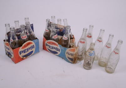 Crate of Pepsi-Cola Bottles.