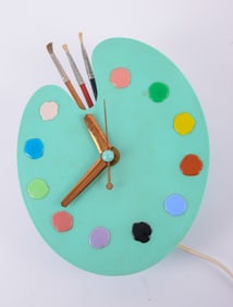 Artists Pallete Wall Clock.