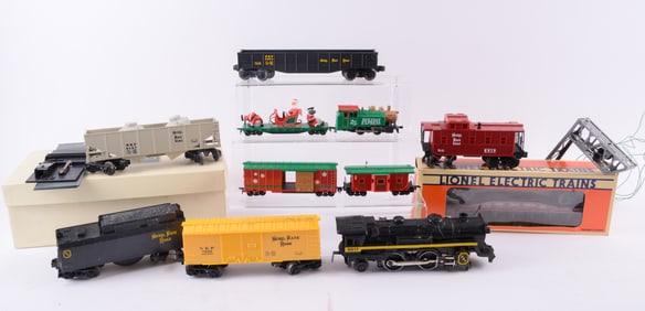 Group of Lionel Trains