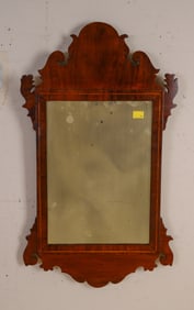 SMALL CHIPPENDALE MIRROR.
