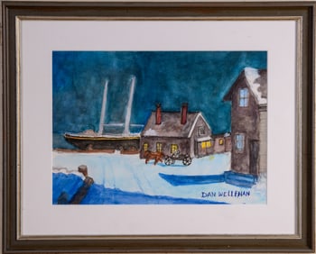 Dan Wellehan. Coastal Village.