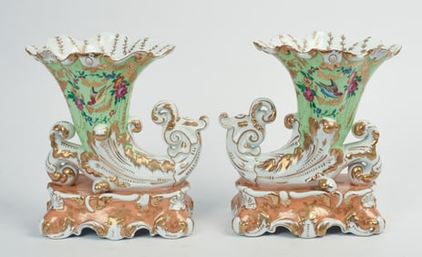 Pair of Chelsea House Spill Vases.