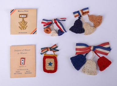 WWI and II Military Sweetheart Pins.