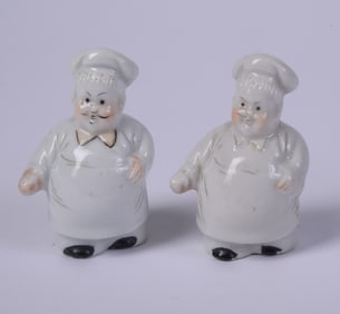 Japanese Chef Salt and Pepper Shakers.