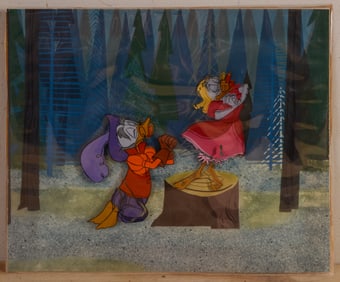 Disney Ludwig Von Drak Production Cel.