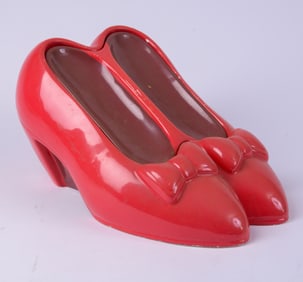 Wizard of Oz Large Ceramic Red Slippers Jar