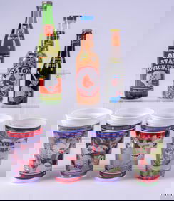 Three Red Sox 2004 World Championship Plastic Cups