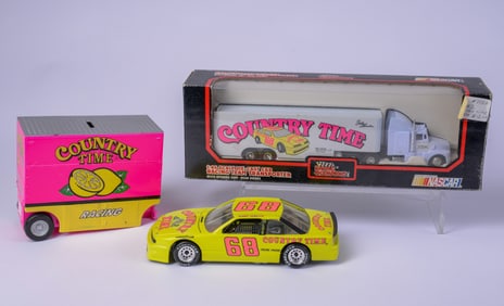 Three Country Time Lemonade Diecast Cars and Trucks