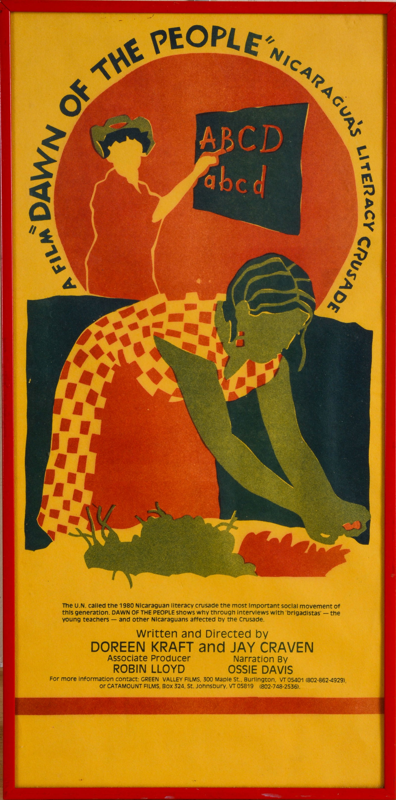 Dawn of the People Movie Poster. (1 of 2)