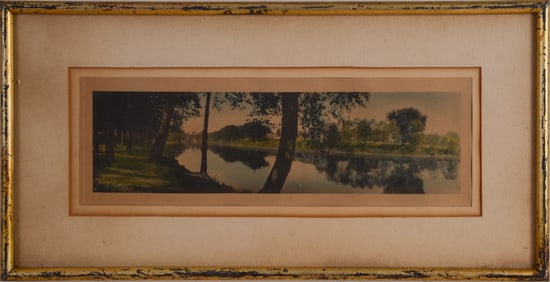 Handcolored Photograph.