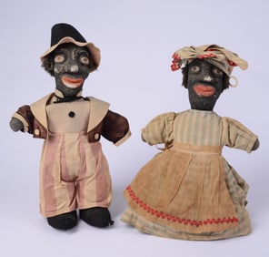 Two Black Americana Dolls