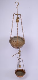 Two Copper Hanging Scales.