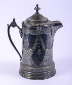 Large Reed & Barton Silverplate Tankard.