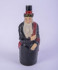 Hiram Ricker Saint Nick Bottle.
