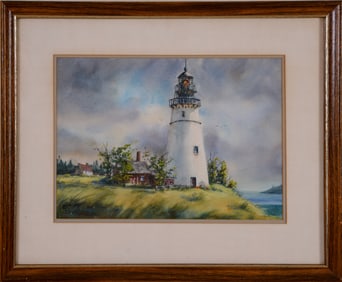 Mary Borshard (20th Century). Lighthouse.
