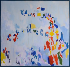 Large Contemporary Color Field Painting.