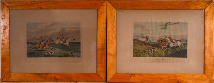 Two English Fox Hunting Prints.