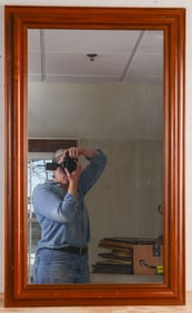 Hardwood Framed Mirror.