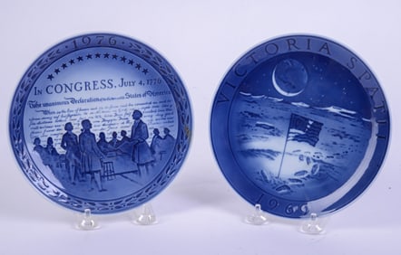 Two Royal Copenhagen PLates.