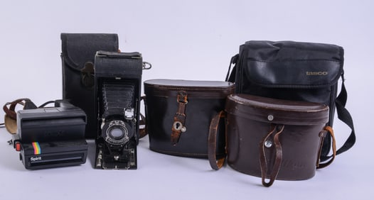Old Cameras and Binoculars.