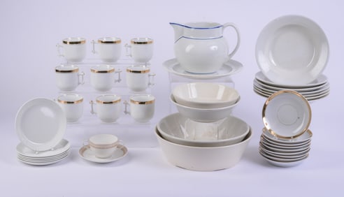 Group of White Porcelain.