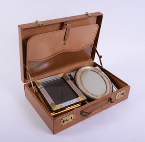 Suitcase Full of Picture Frames.