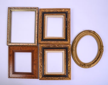 Five Antique Frames.