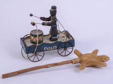 Two Folk Art Toys.