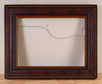 Large Walnut Veneer Ogee Frame.