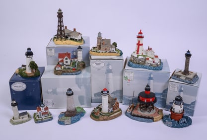 Twelve Harbour Light Lighthouse Models.
