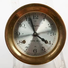 AirGuide Brass Ship's Clock.
