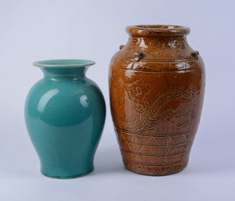 Two Large Chinese Porcelain Vases.
