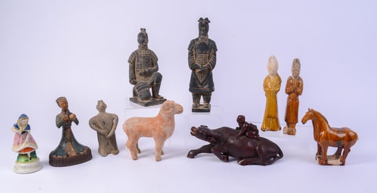 Ten Chinese and Other FIgures.