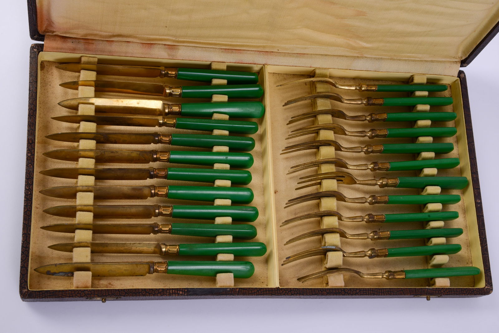 Bakelite Handled Fork and Knife Set. - 2