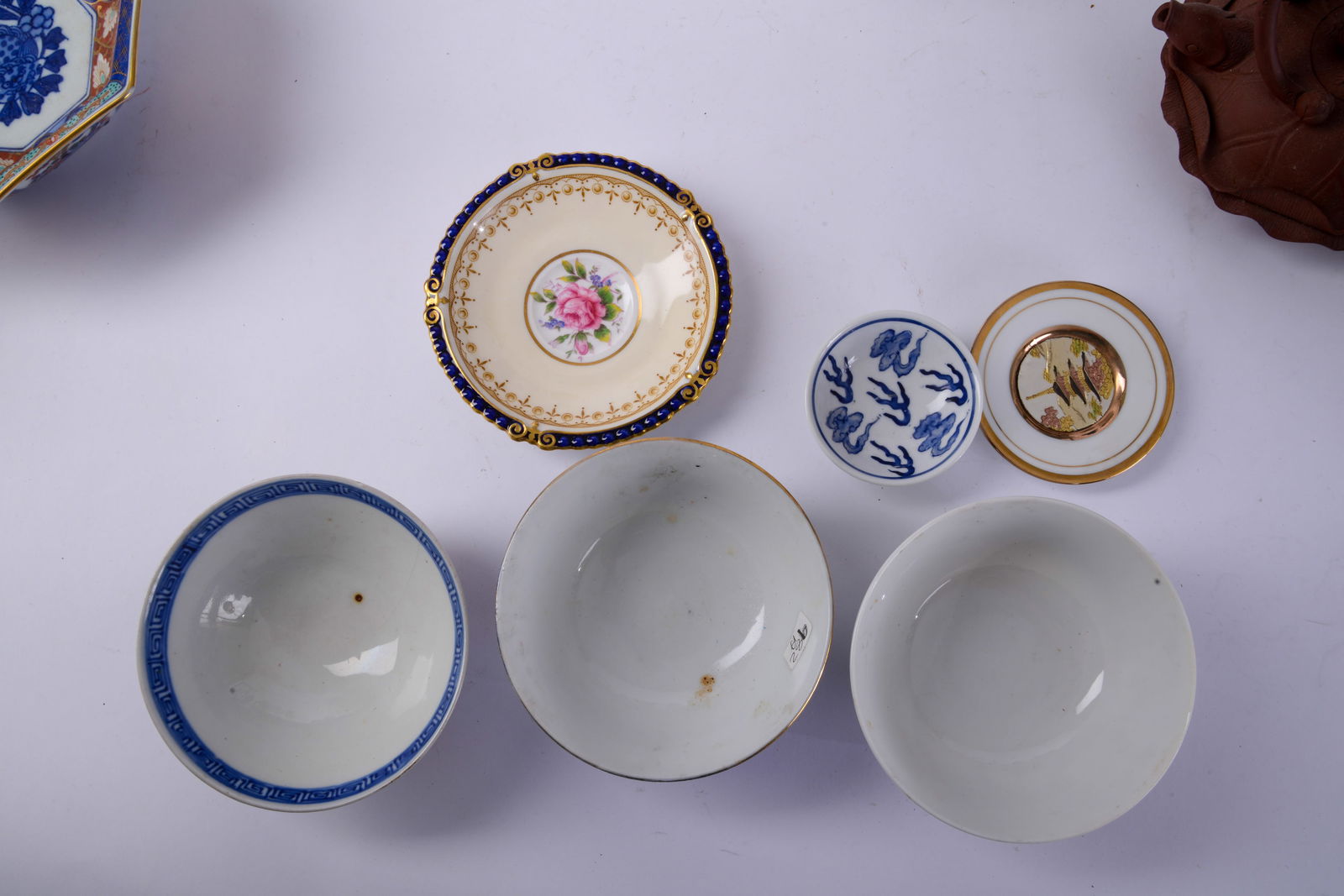 Small Redware Pitcher and Two Collanders. - 17