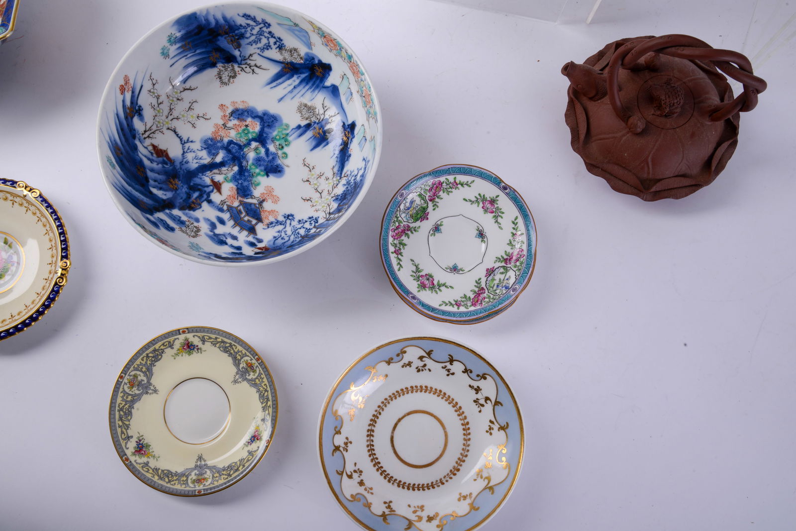 Small Redware Pitcher and Two Collanders. - 19