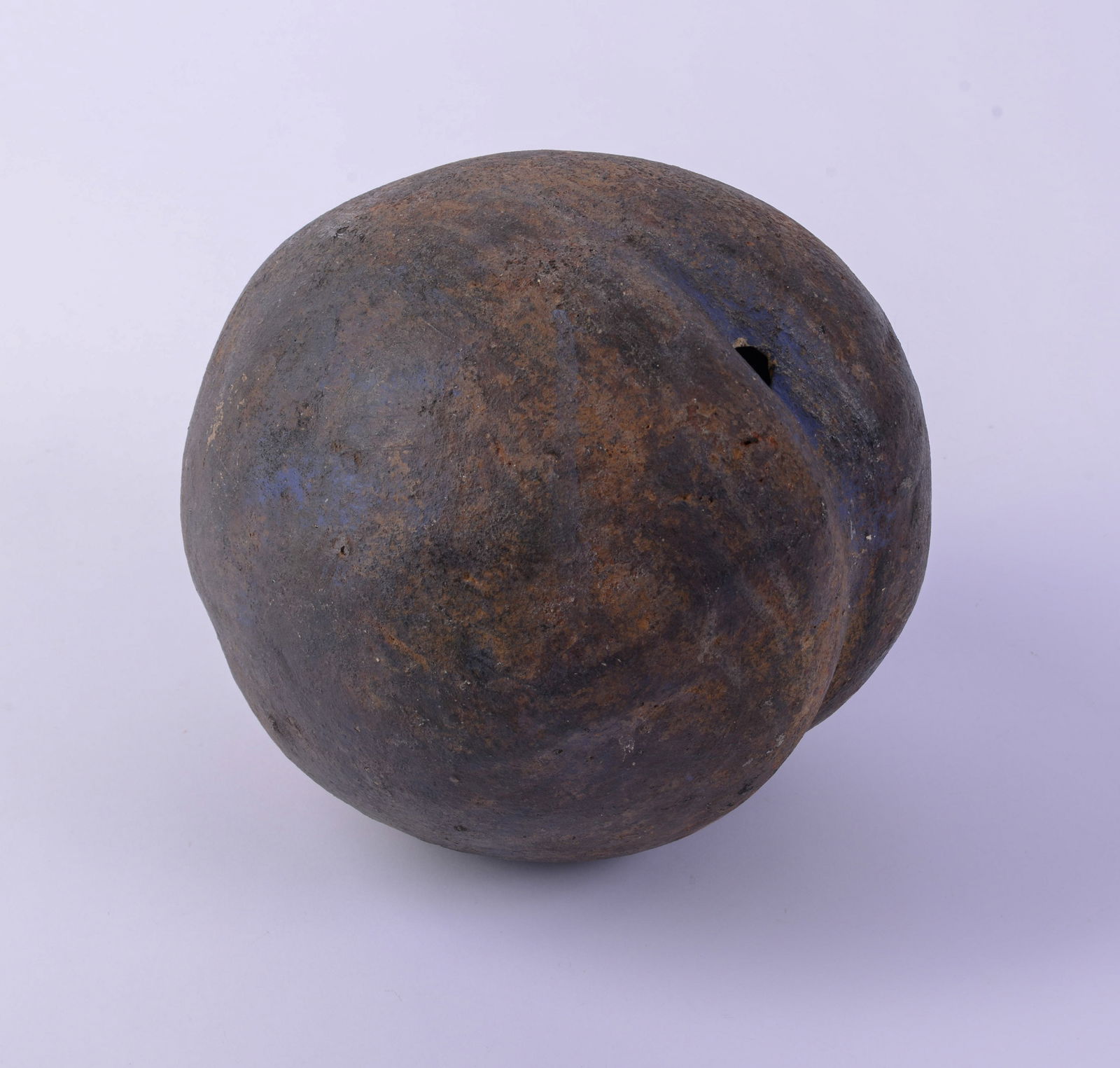 Large Porcelain Peach.: Length 10 inches.