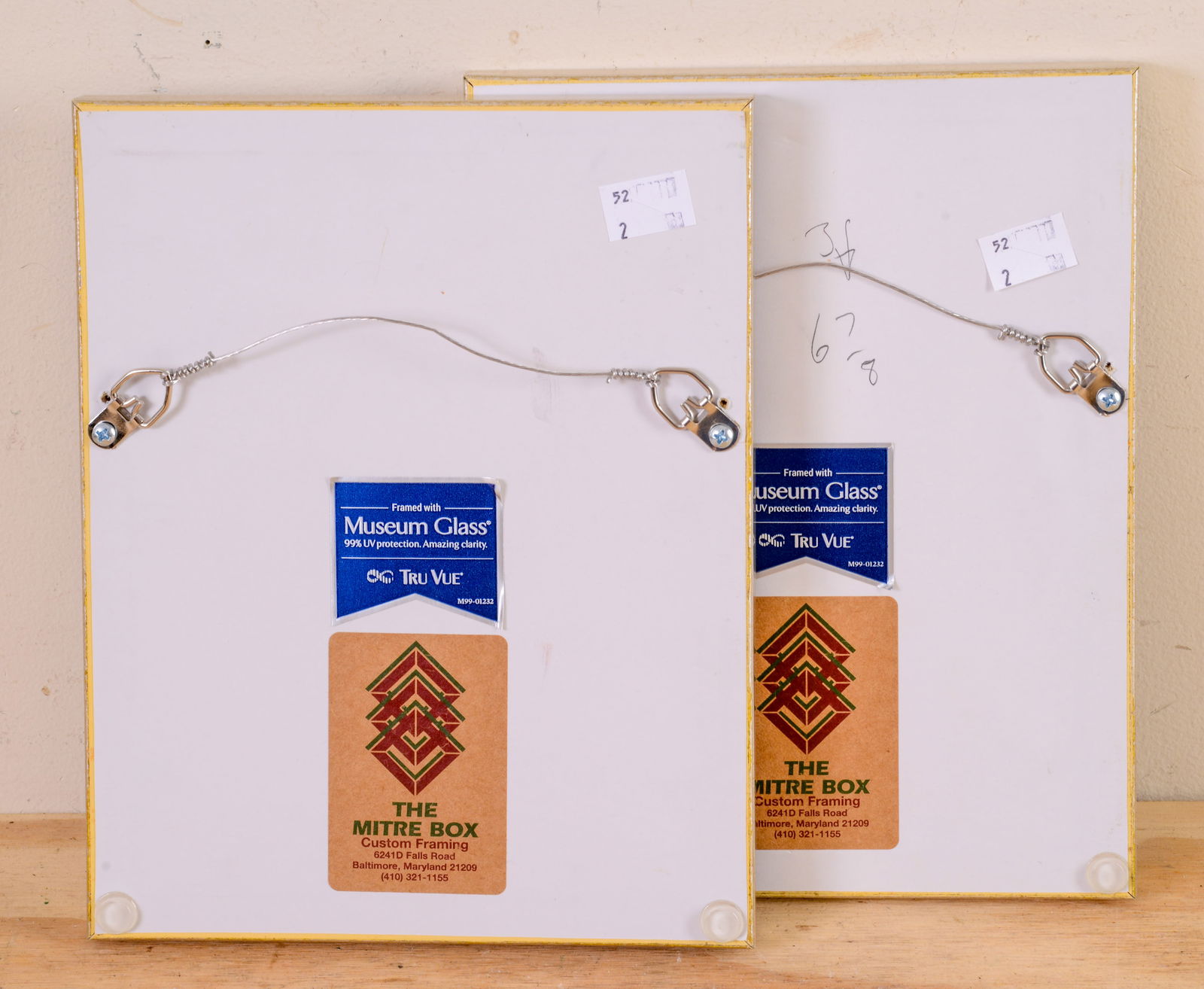 Two Pressed Leaf Artworks. - 4