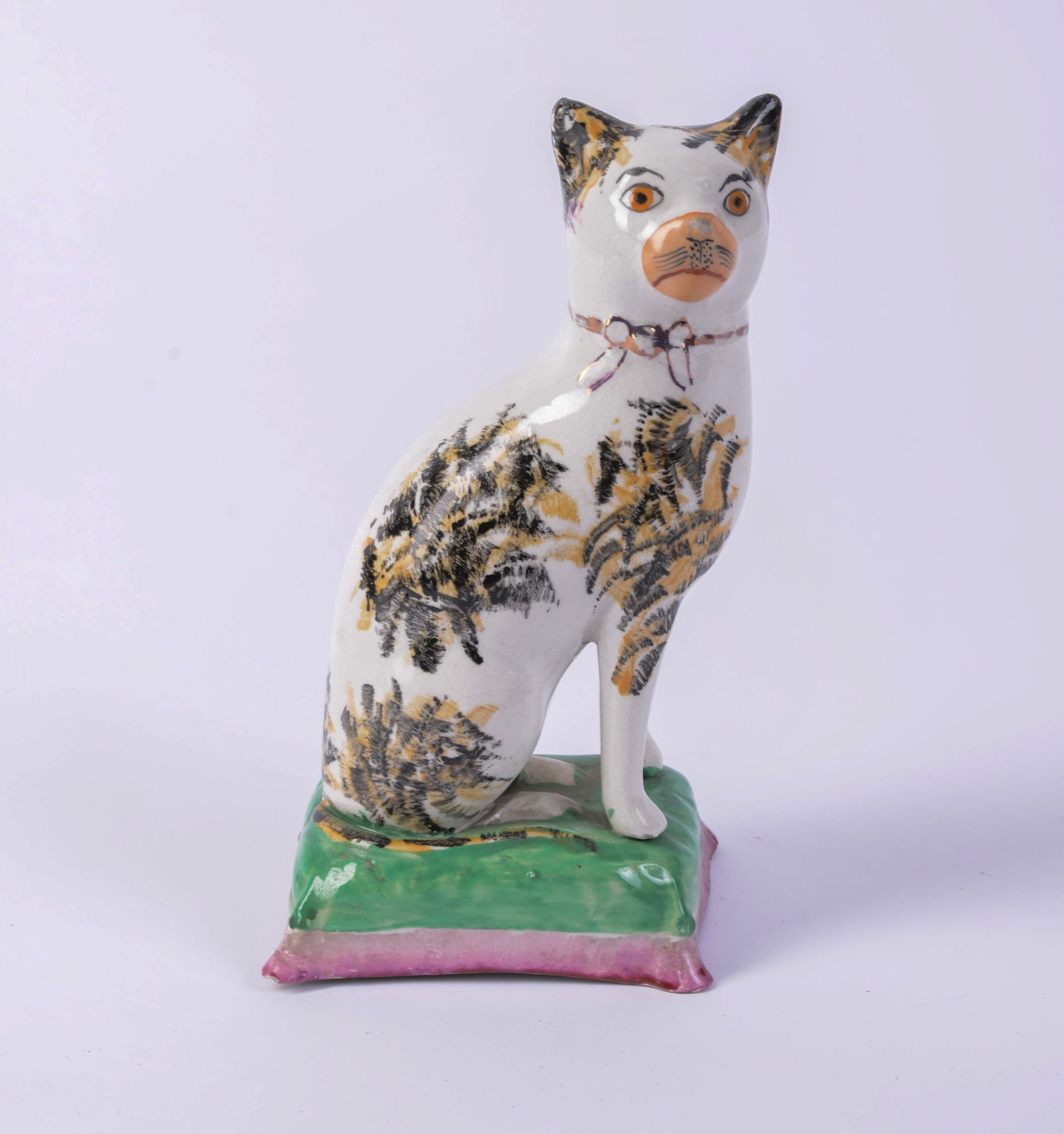 Staffordshire Cat Figure. (1 of 3)