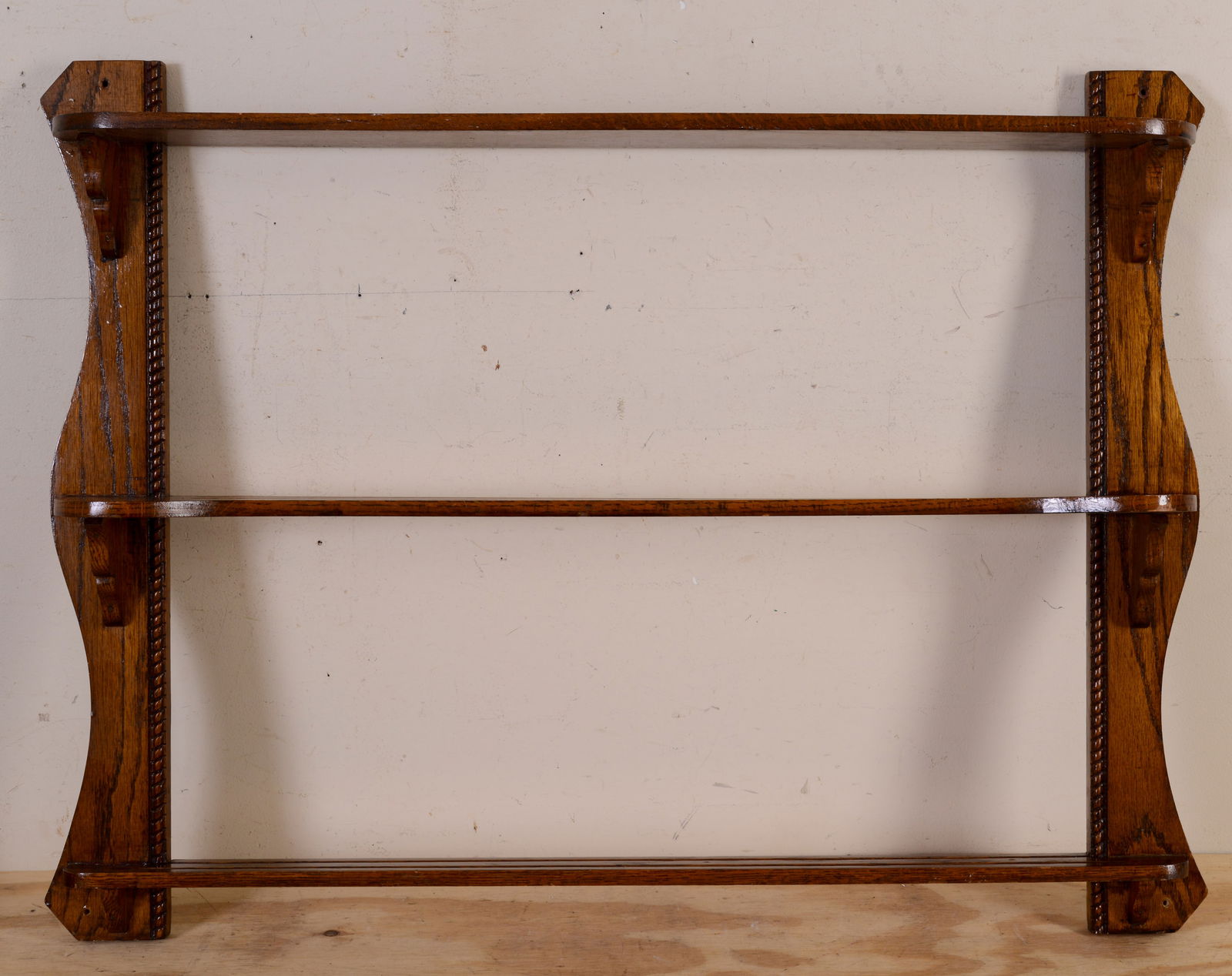 Oak Wall Shelf. (1 of 2)