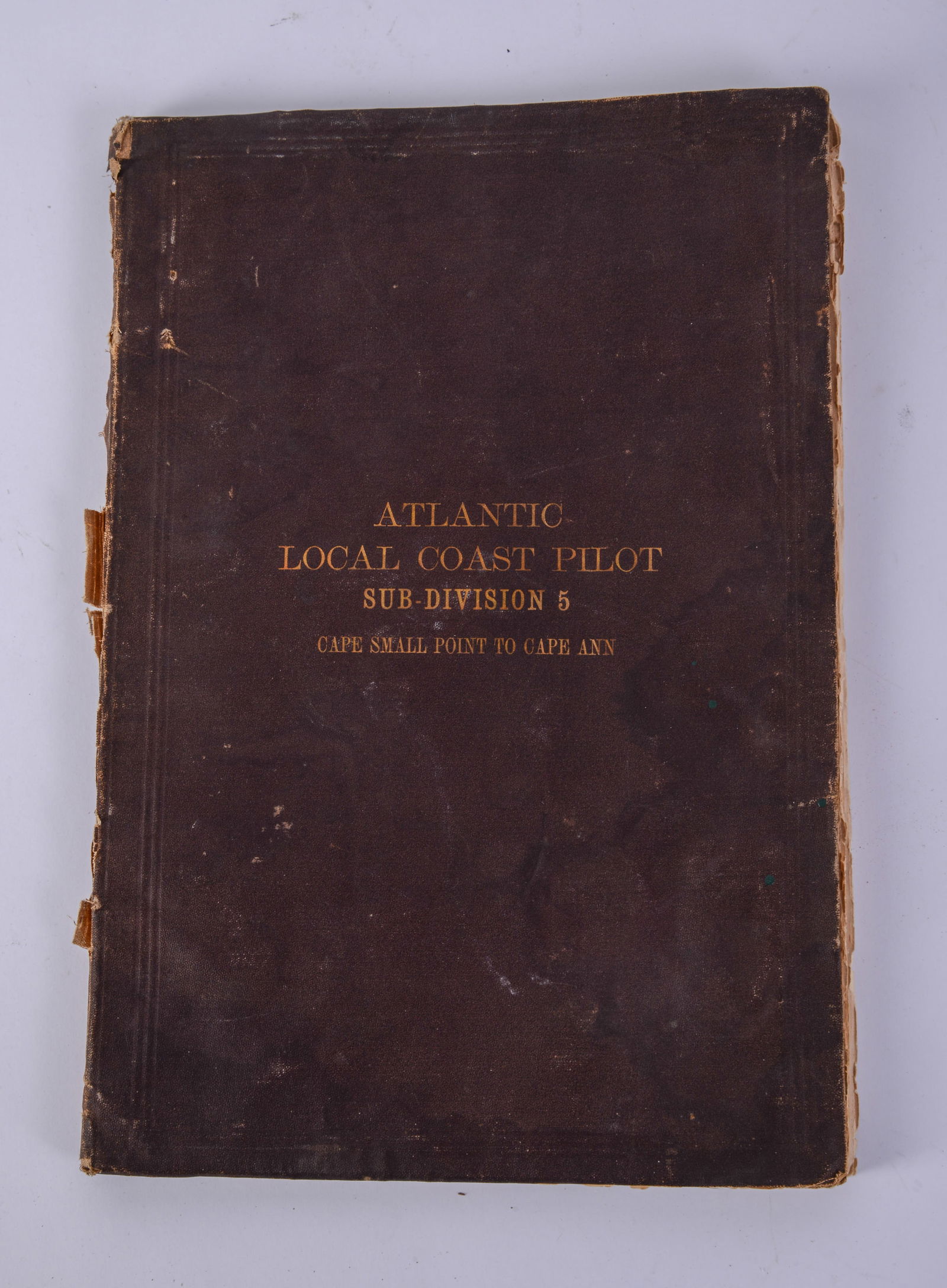 Atlantic Local Coast Pilot: Cape Small Point to Cape Ann: Some wear.