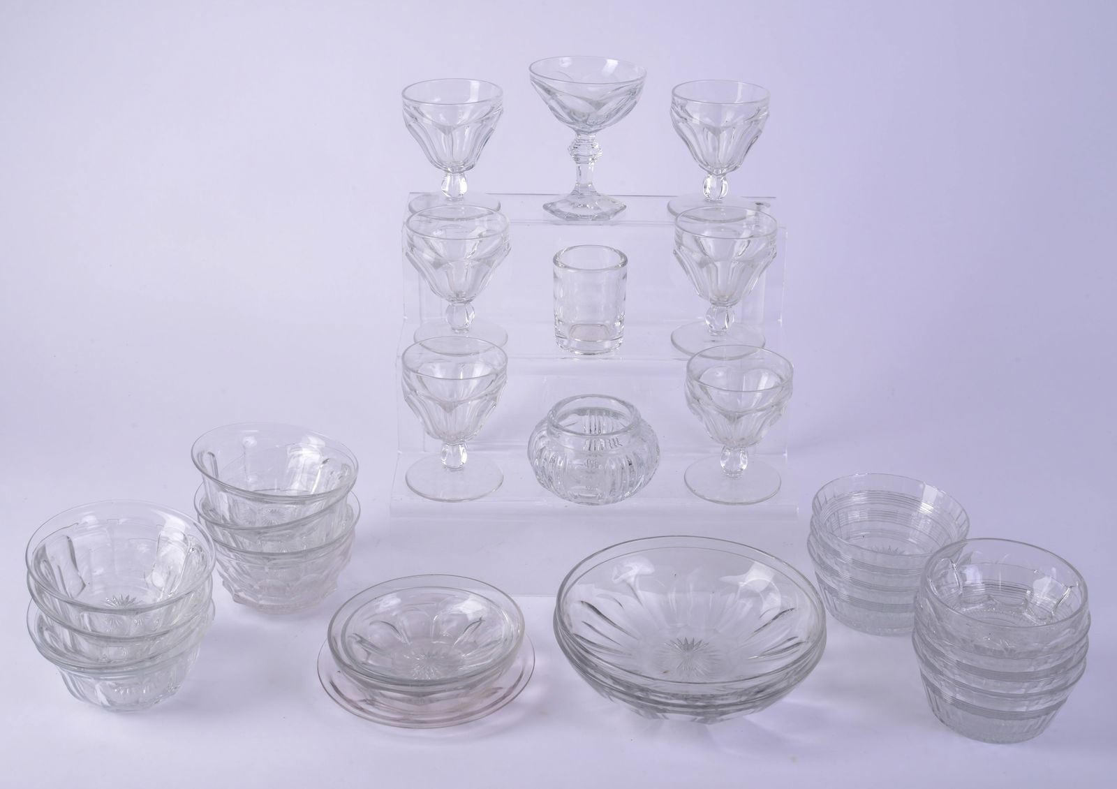 Group of Heisey Glass. (1 of 5)