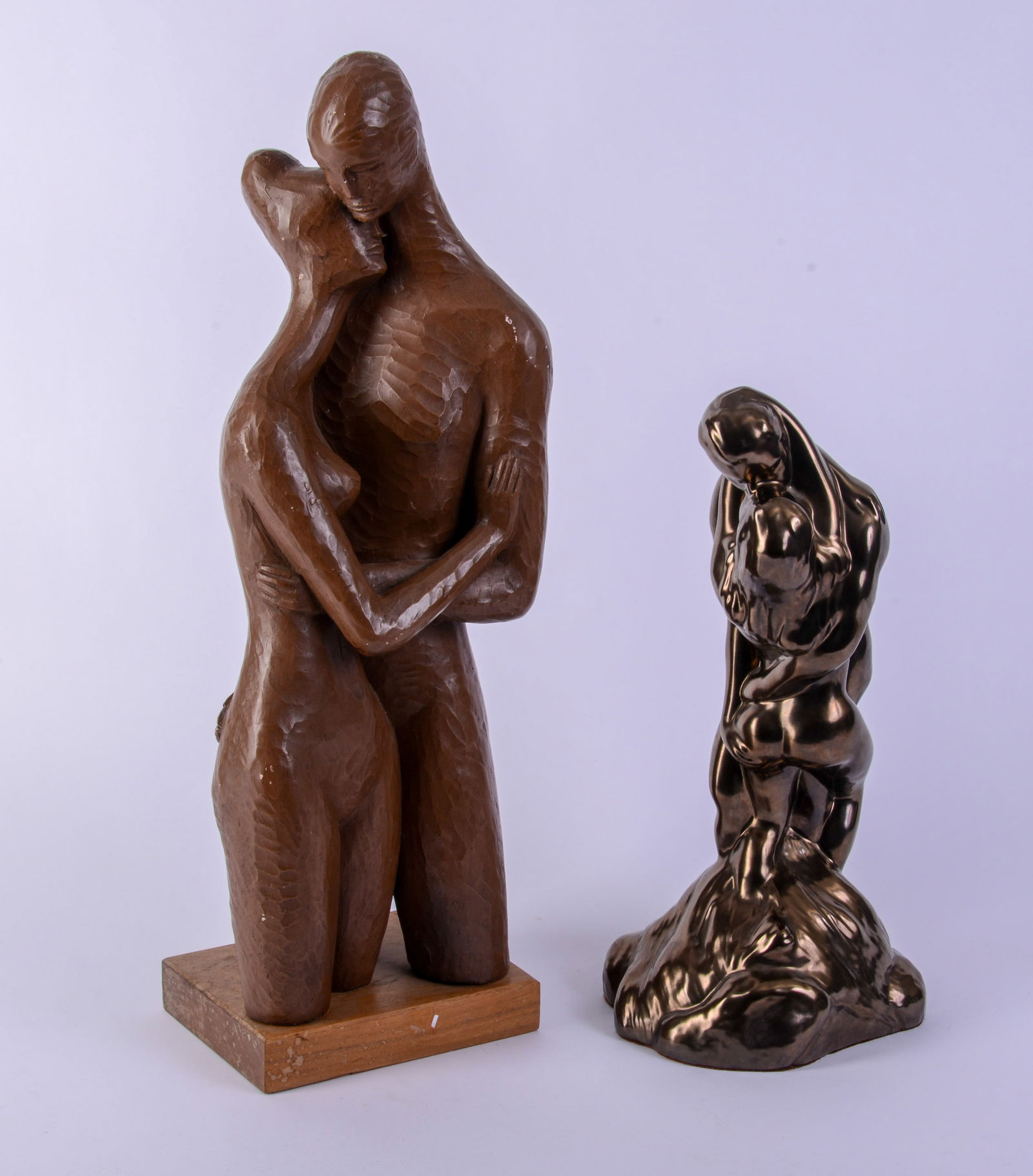 Two Sculptures of Lovers. (1 of 4)