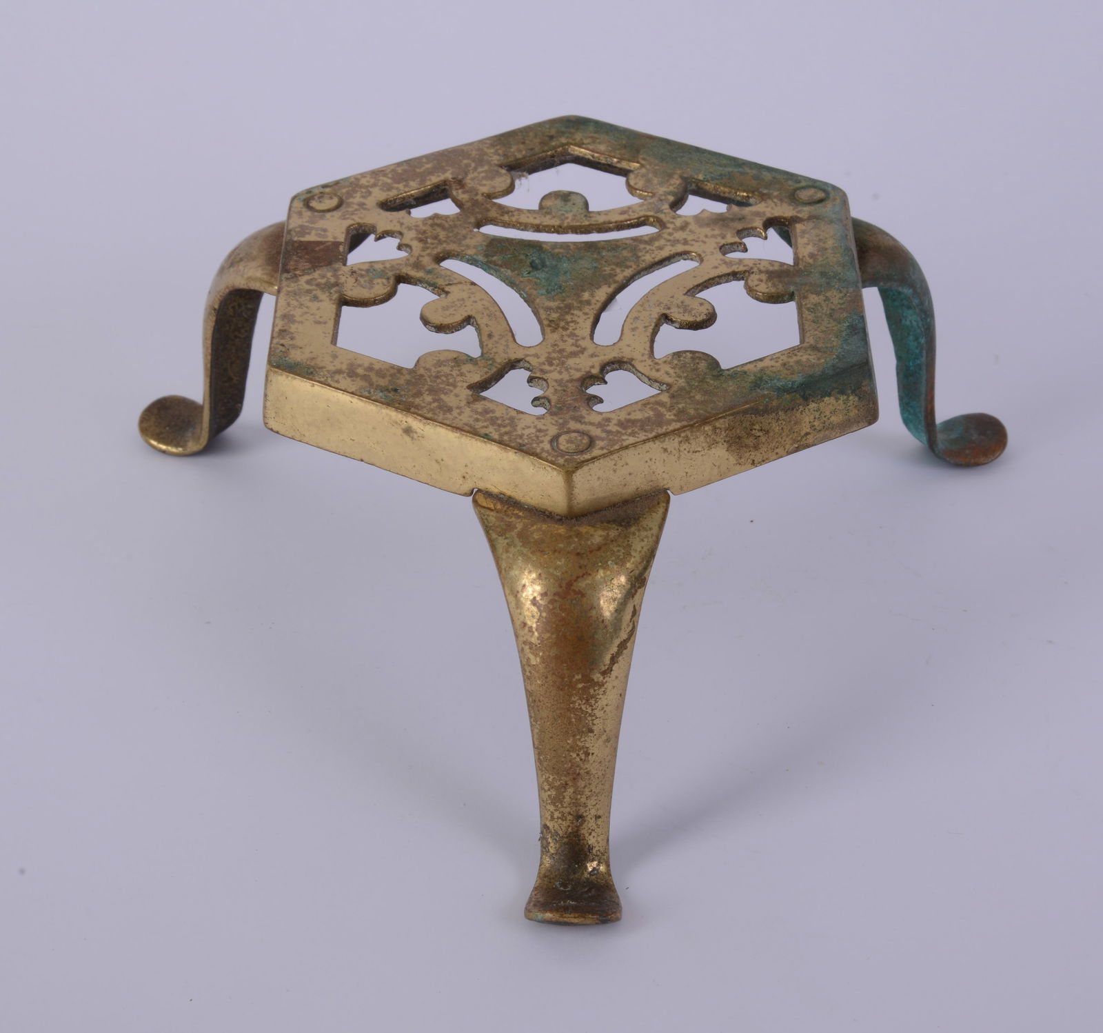 Small Brass Footman. (1 of 4)