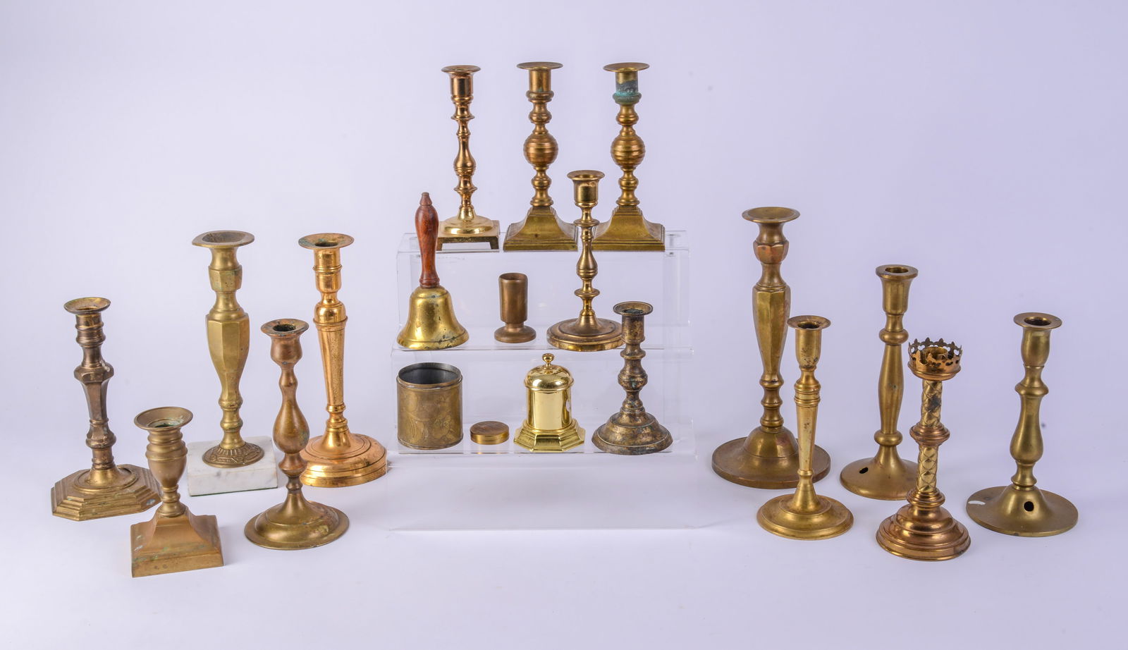 Fifteen Brass Candlesticks. (1 of 4)