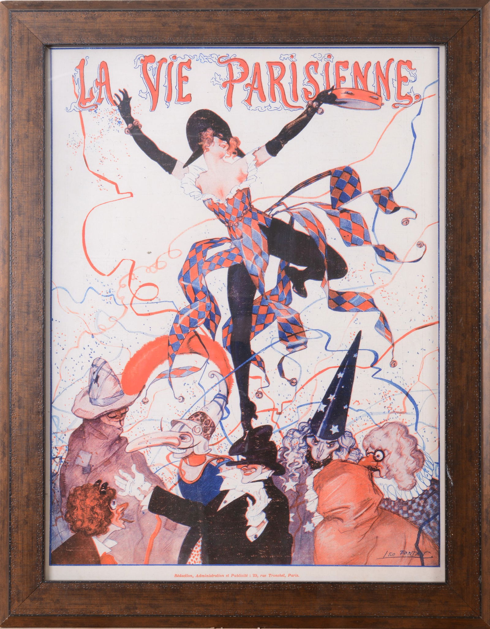 Reproduction La Vie Parisienne Poster. (1 of 1)