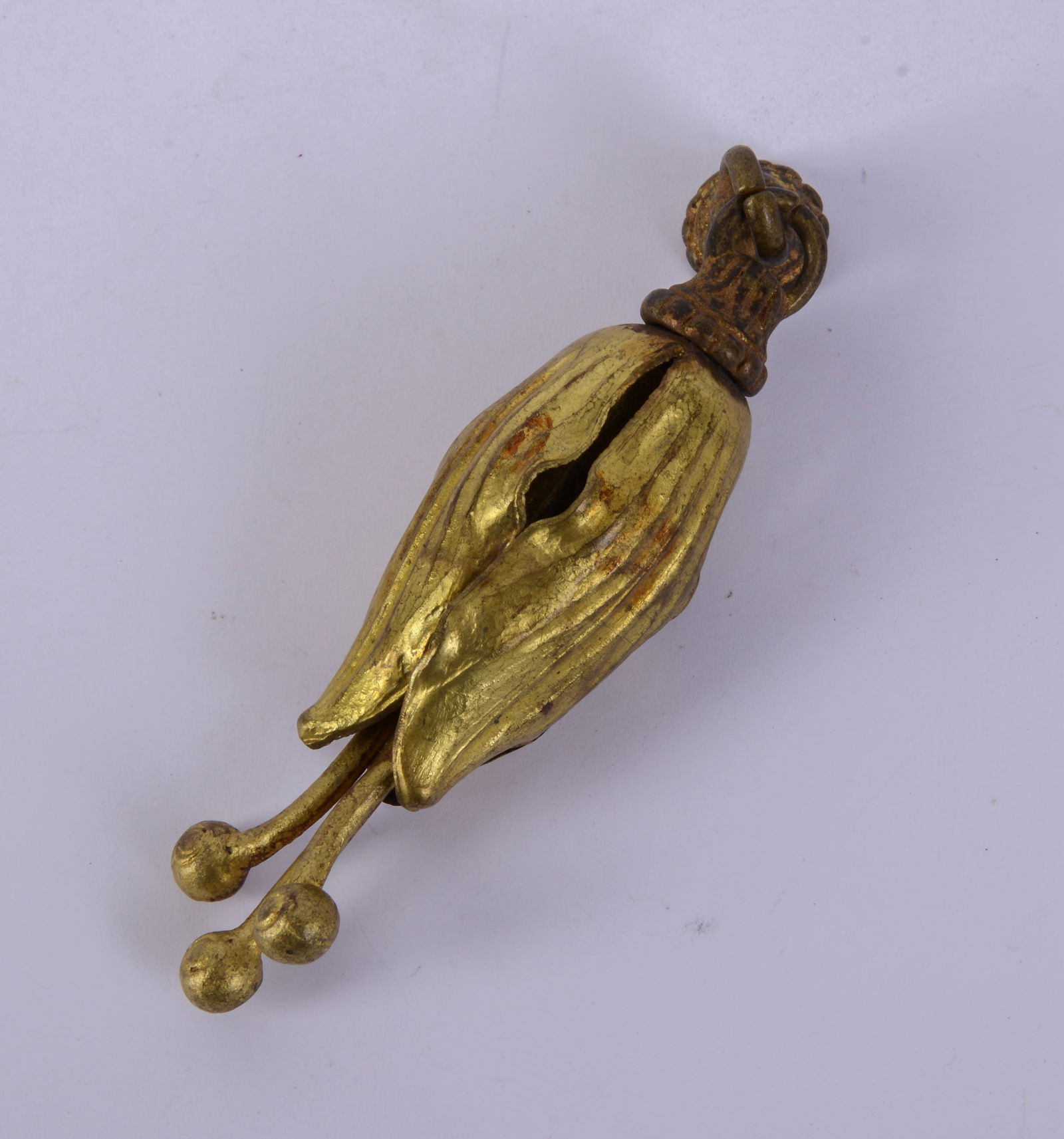 Brass FLoral Finial. (1 of 3)