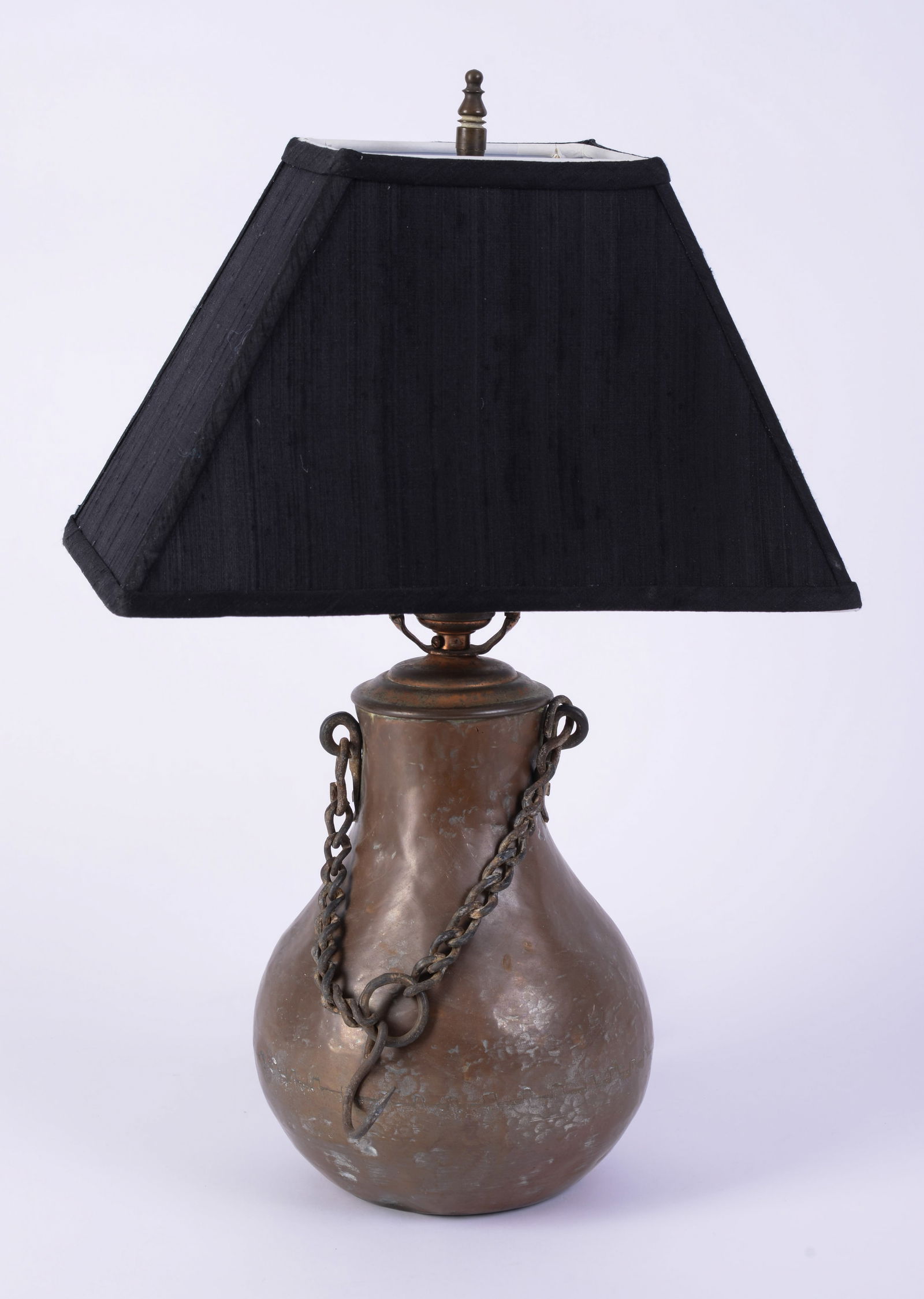Brass Jug Fitted as a Lamp. (1 of 4)