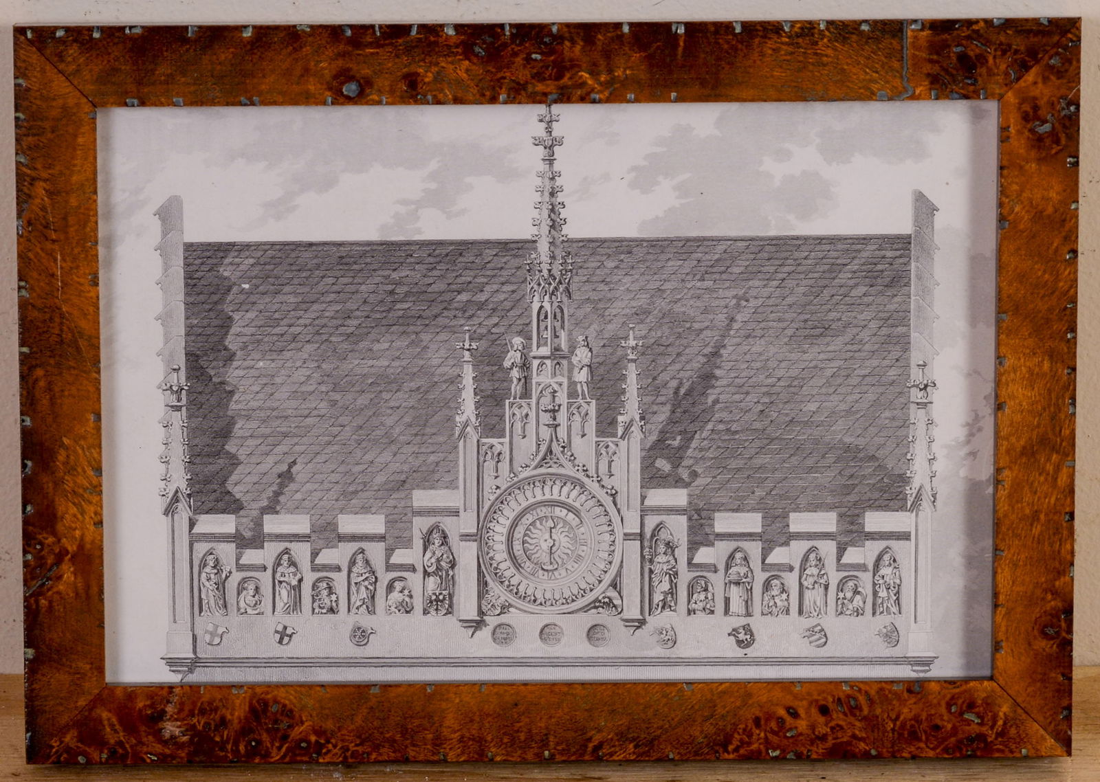 19th Century Engraving of a Cathedral. (1 of 3)